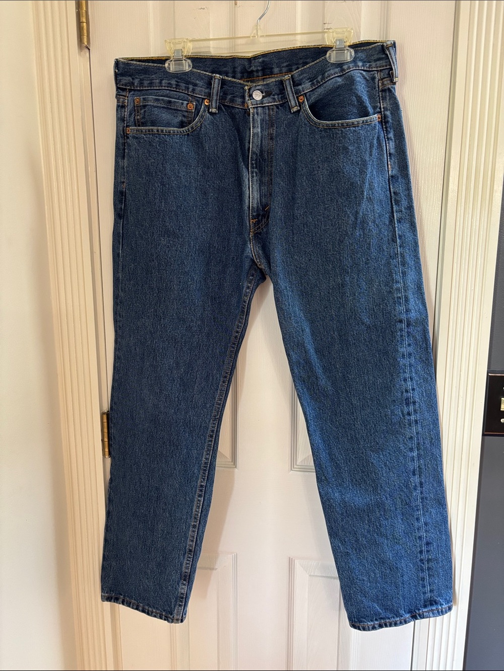 Levi's 505 Mexico Men's Straight-Leg Jeans in Classic Blue Denim